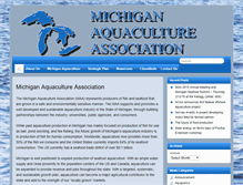 Tablet Screenshot of michiganaquaculture.org